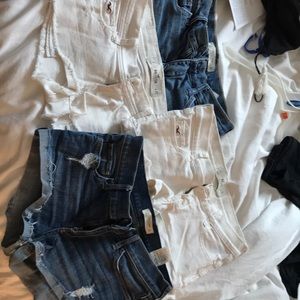 Hollister and Abercrombie Jean shorts
